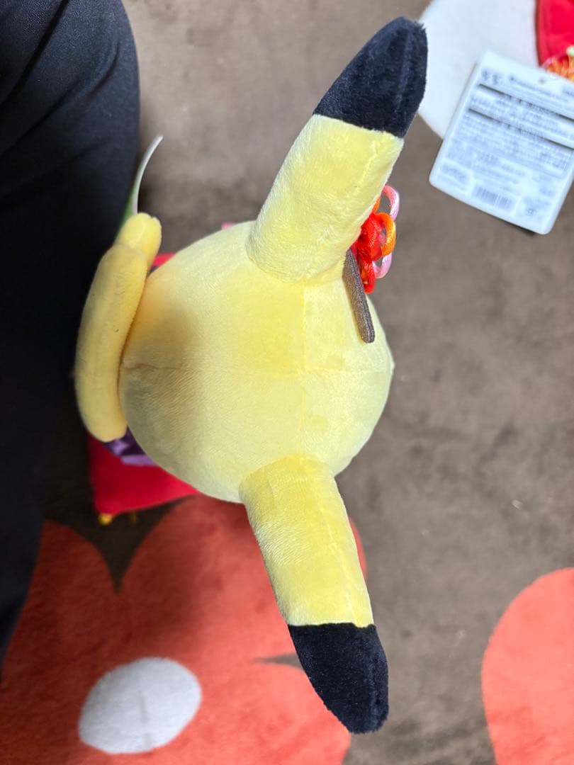タグ有 ポケモンセンターキョウト限定 はんなりお茶会ごっこピカチュウ ぬいぐるみ