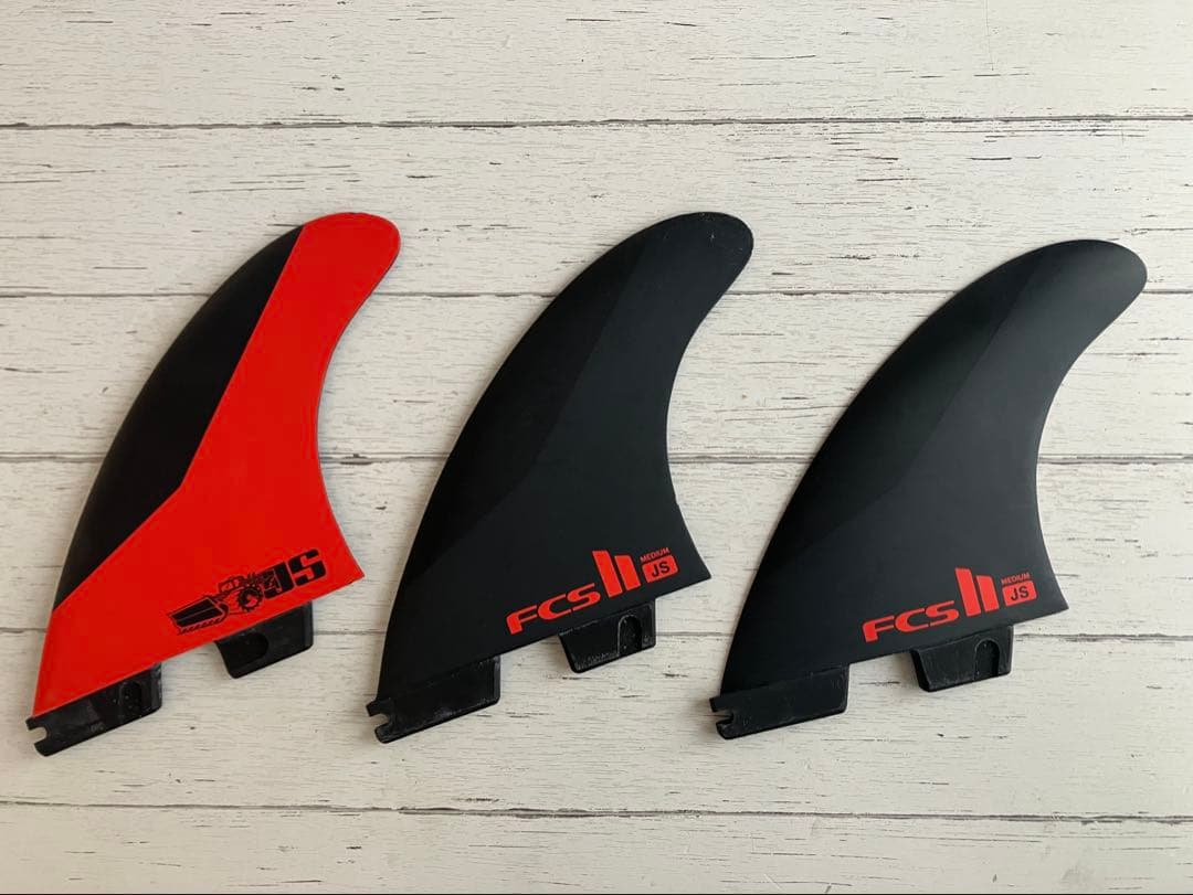 サーフィン・ボディボード FCS2 JS TRI-FIN M