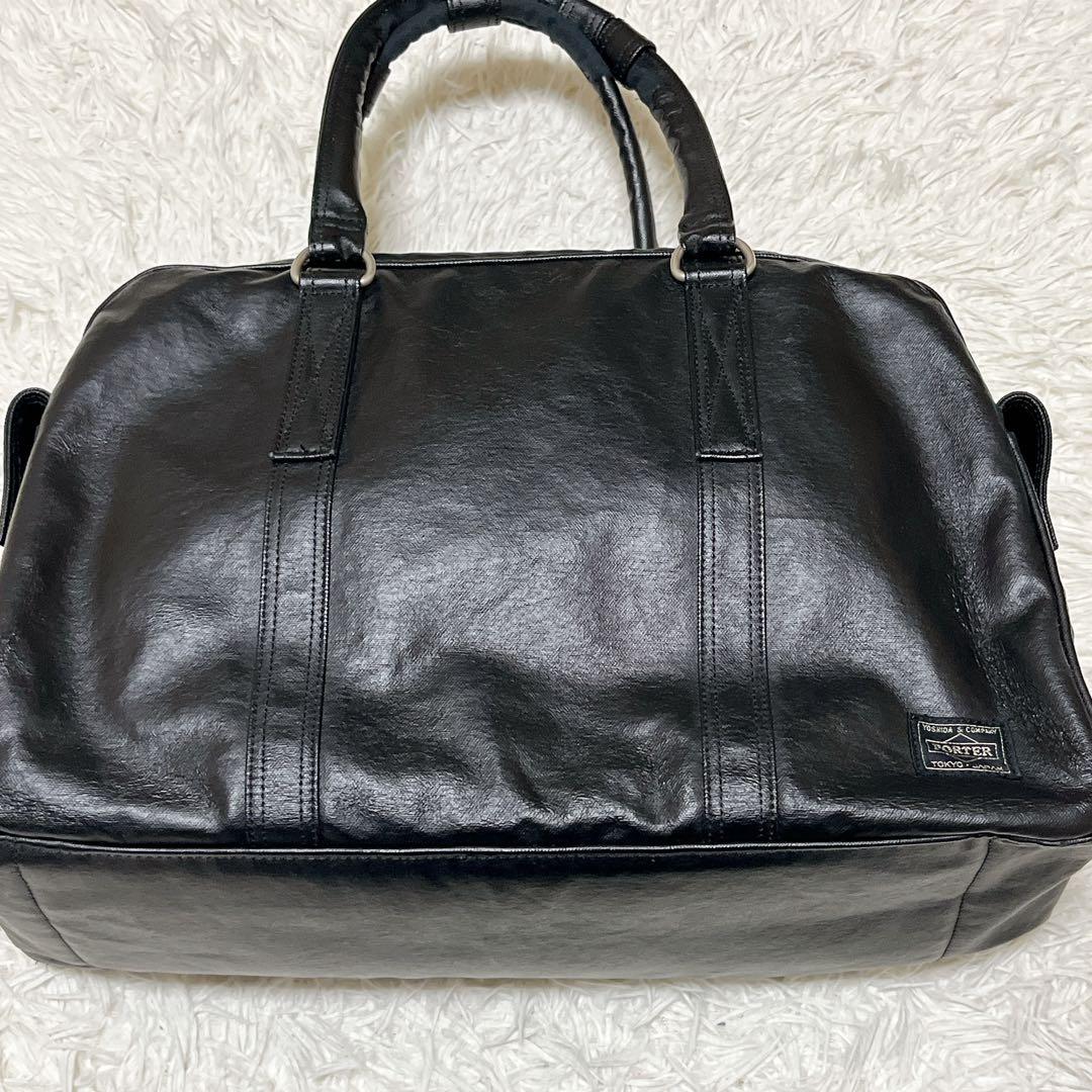 PORTER ポーター　吉田カバン　フリースタイル ボストンバッグ　ブラック　黒