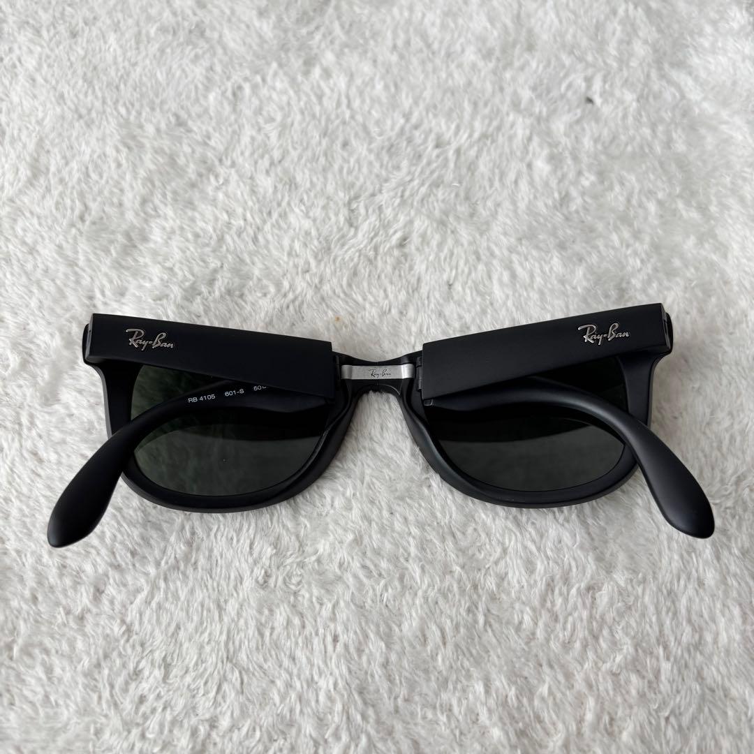 Ray-Ban レイバン WAYFARER 折り畳み サングラス 黒 イタリア製