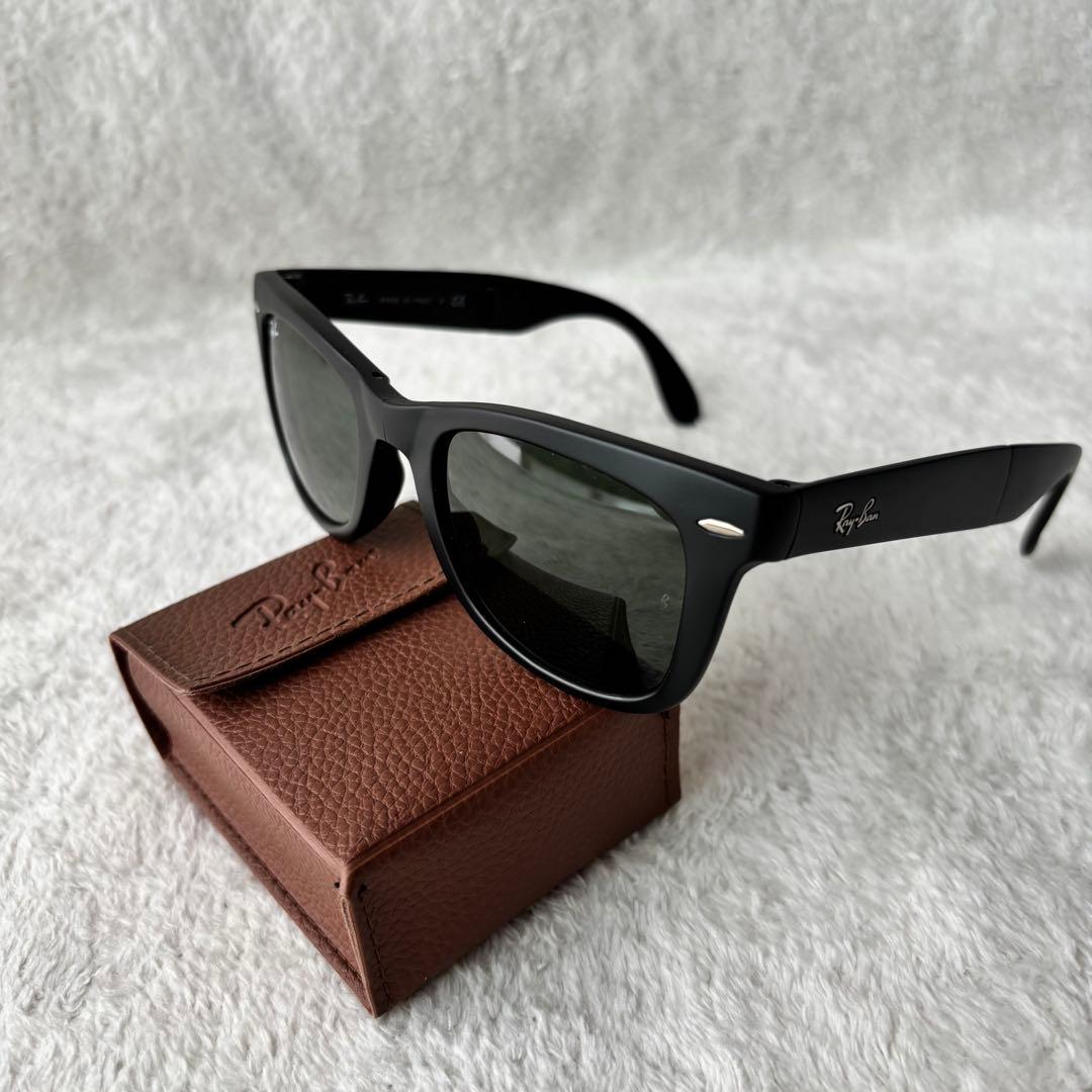Ray-Ban レイバン WAYFARER 折り畳み サングラス 黒 イタリア製