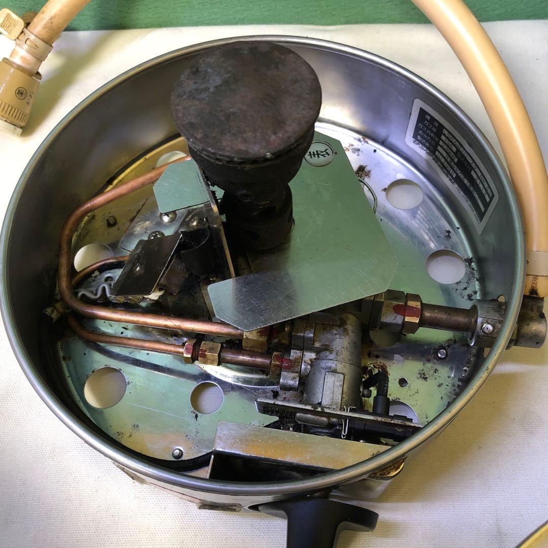 や1●サンタ㈱ 卓上ガスロースター　 NK-5S 七輪 焼肉 都市ガス 網20枚