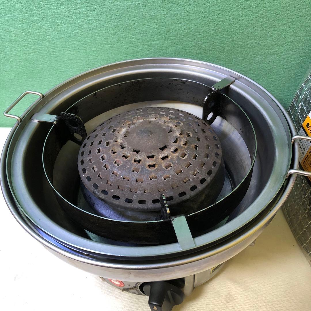 や1●サンタ㈱ 卓上ガスロースター　 NK-5S 七輪 焼肉 都市ガス 網20枚