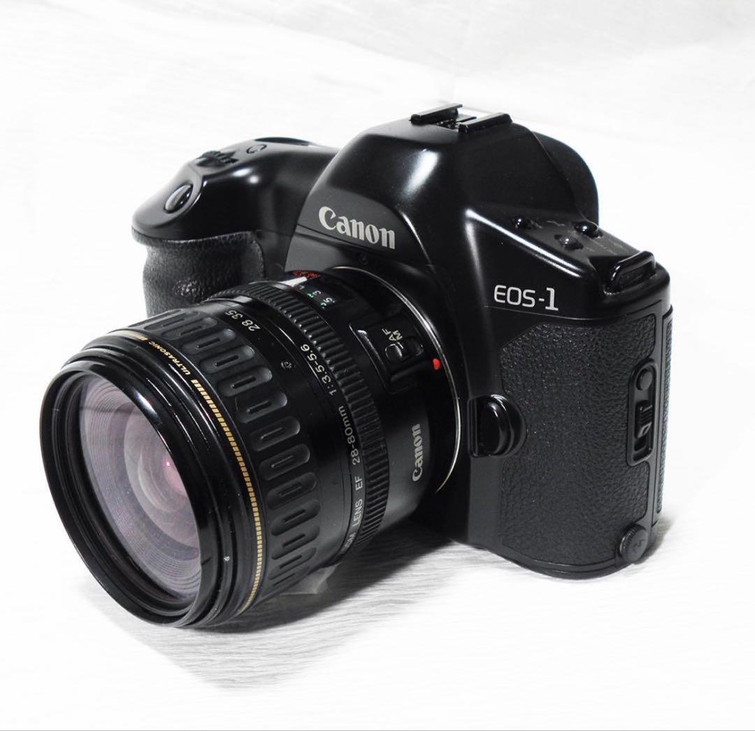 Canon最高峰AF一眼レフカメラ EOS-1レンズ2本付きセット