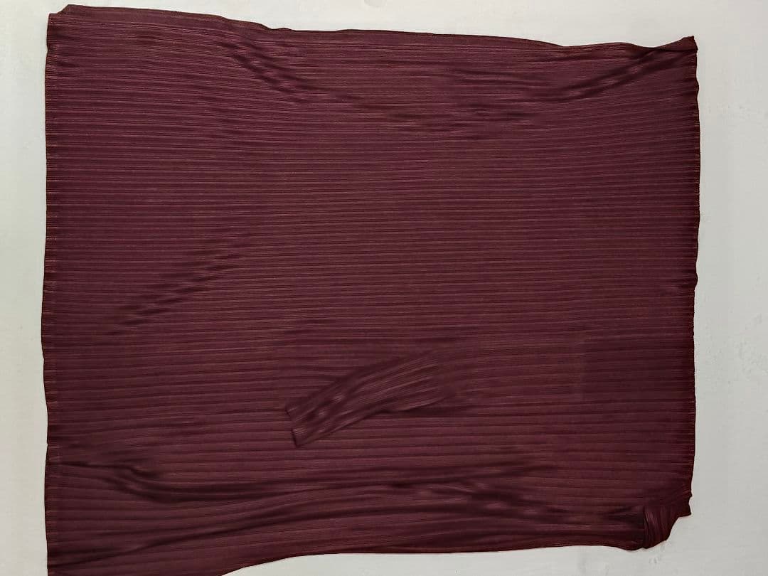 PLEATS PLEASE　カーディガン　ボルドー