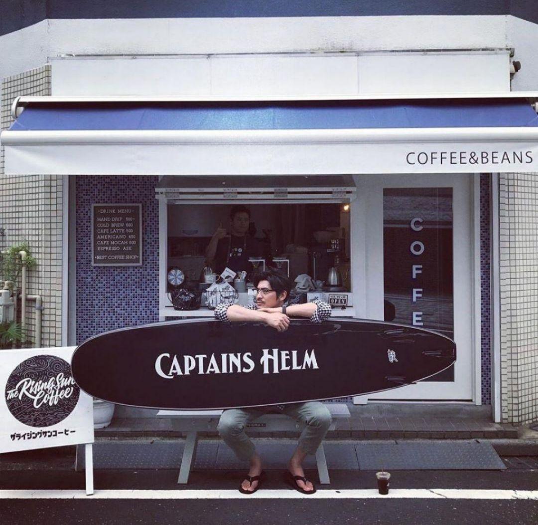 【たけ丸！】#DARK OCEAN LOGO TEE USED