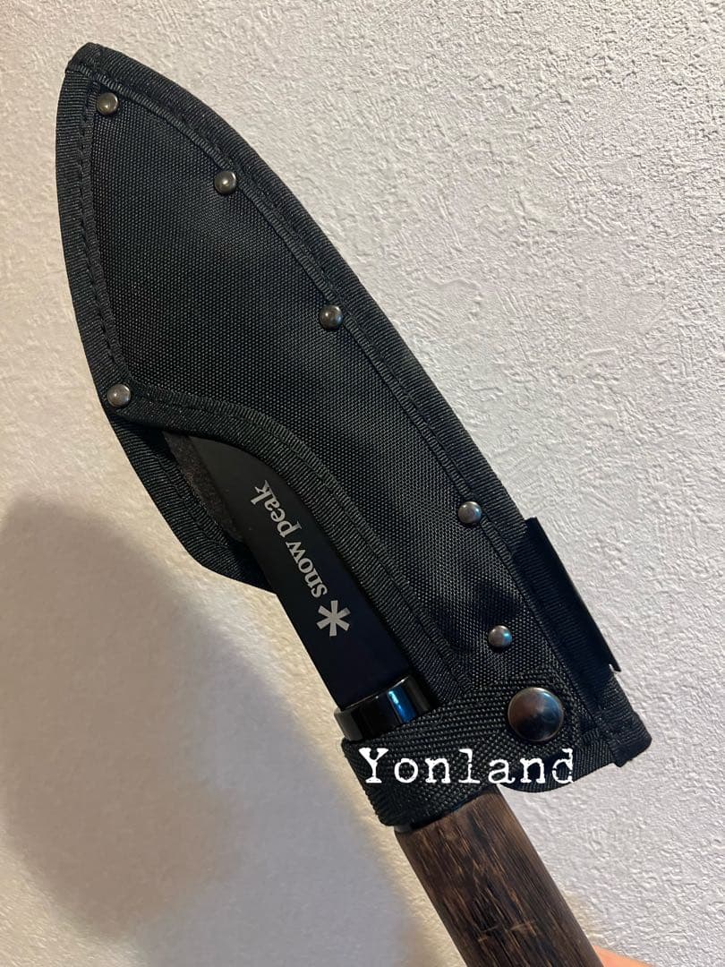  peak ポイントギフト　出刃包丁 黒い刃 木製ハンドル