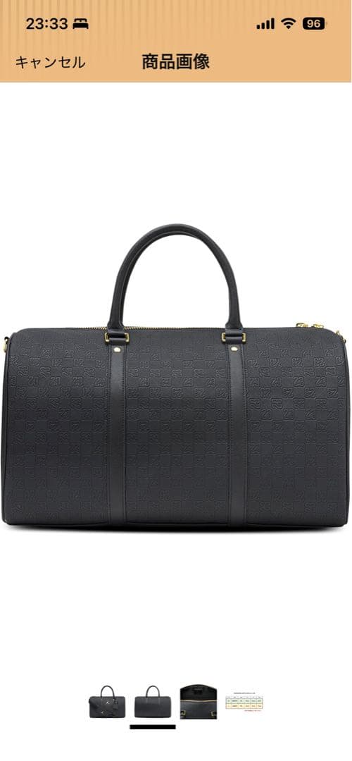 NIKE Jordan モノグラム ダッフルバッグ (Lサイズ,40L)