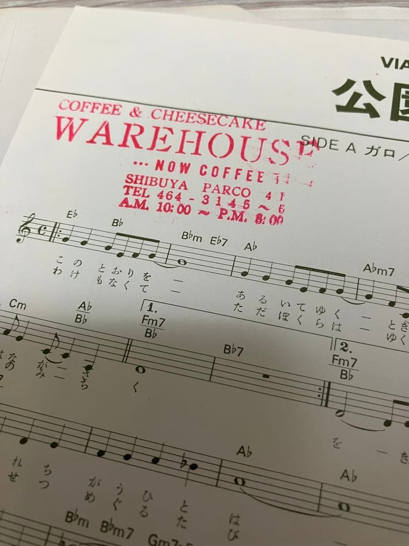 非売品！希少盤・美品！GARO / 公園通り