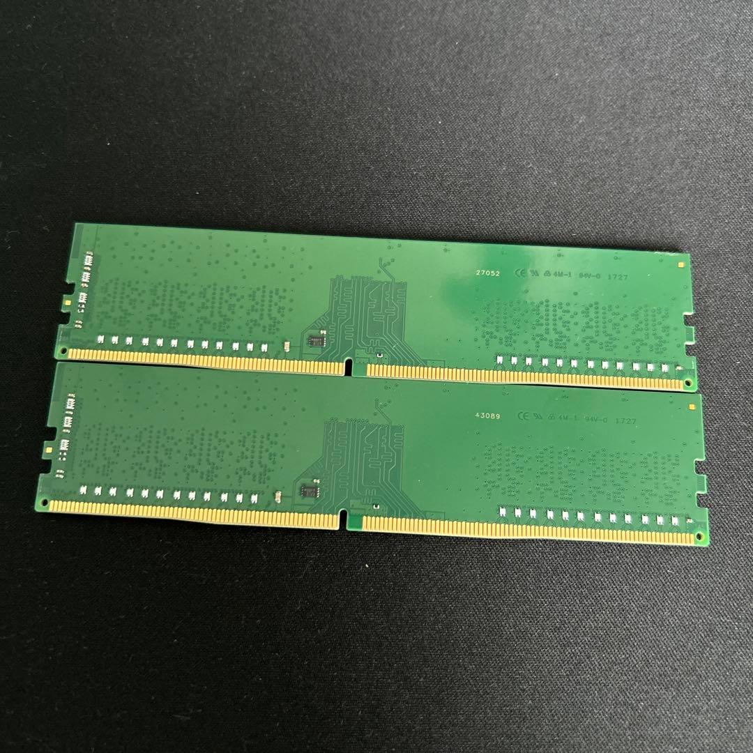 【動確済み】DDR4メモリ 16GB (8GB×2枚) 2400MHz