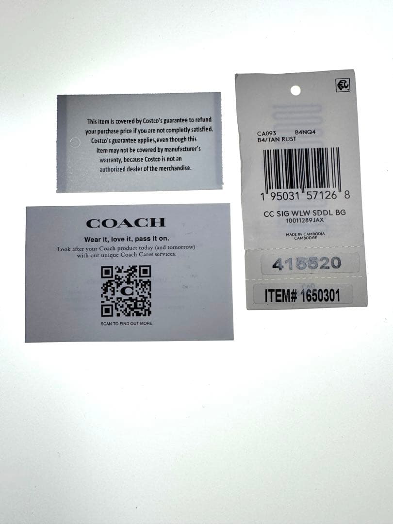 COACH クロスボディバック CA093 B4NQ4 ショルダーバッグ