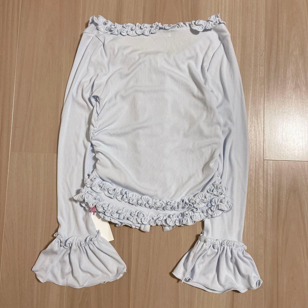 【新品タグ付き】FUR FUR フリルカーディガン