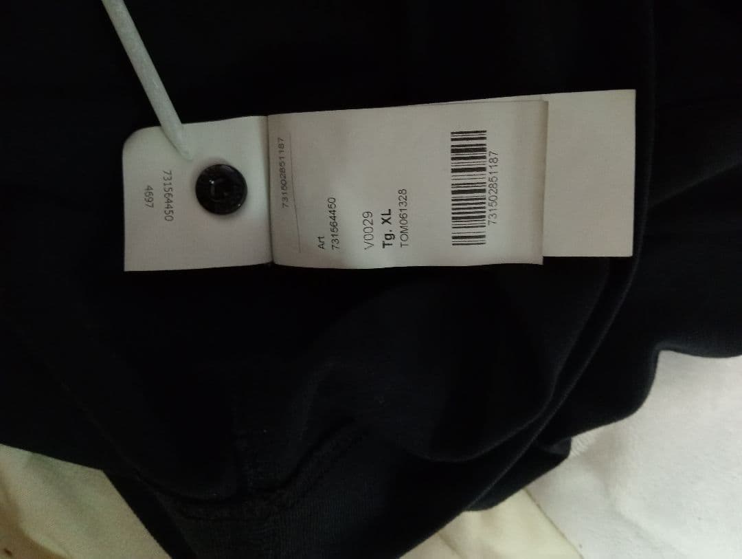 STONE  アームワッペン ロングスリーブTシャツ ブラック