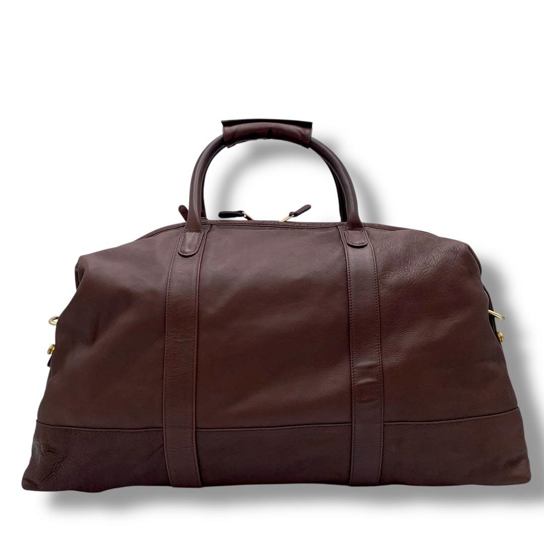 稀品・美品✨COACH コーチ 2way ボストンバッグ ダークブラウン 大容量