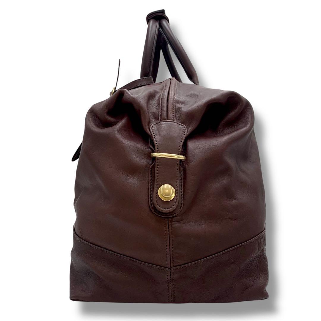 稀品・美品✨COACH コーチ 2way ボストンバッグ ダークブラウン 大容量