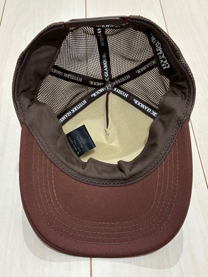 （とろろ）HYSTERIC GLAMOUR メッシュキャップ ブラウン