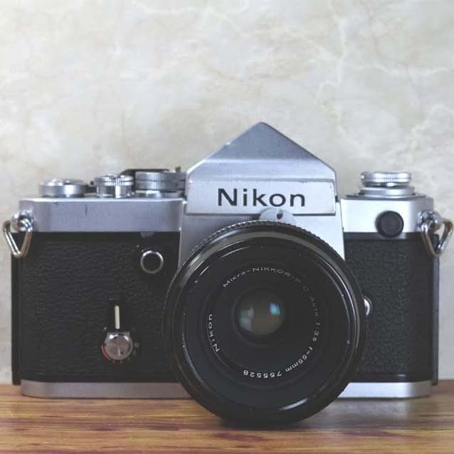 完動品 Nikon F2 アイレベル Micro-Nikkor 55mm