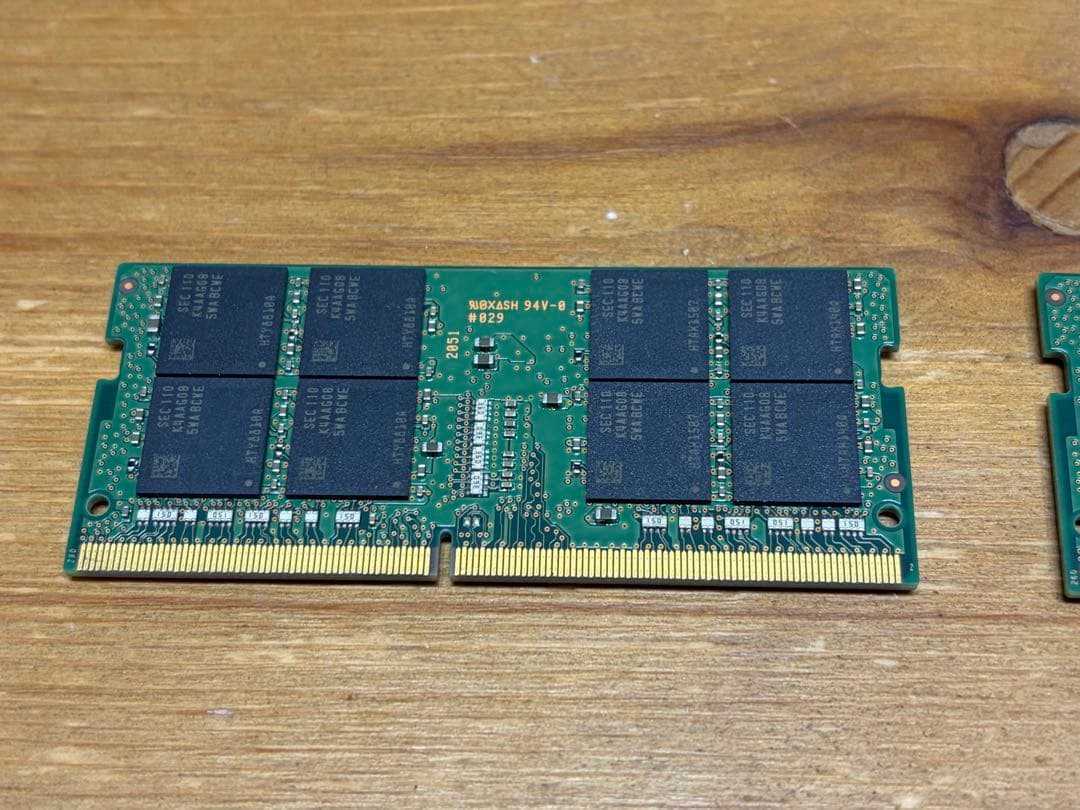 Samsung SO DIMM DDR4 3200 32GB 2枚 ノート用