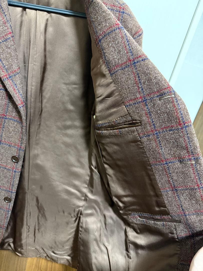 ISAIA イザイア ツィードジャケット 46 IR