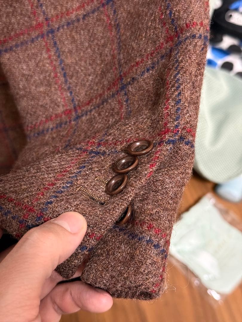 ISAIA イザイア ツィードジャケット 46 IR