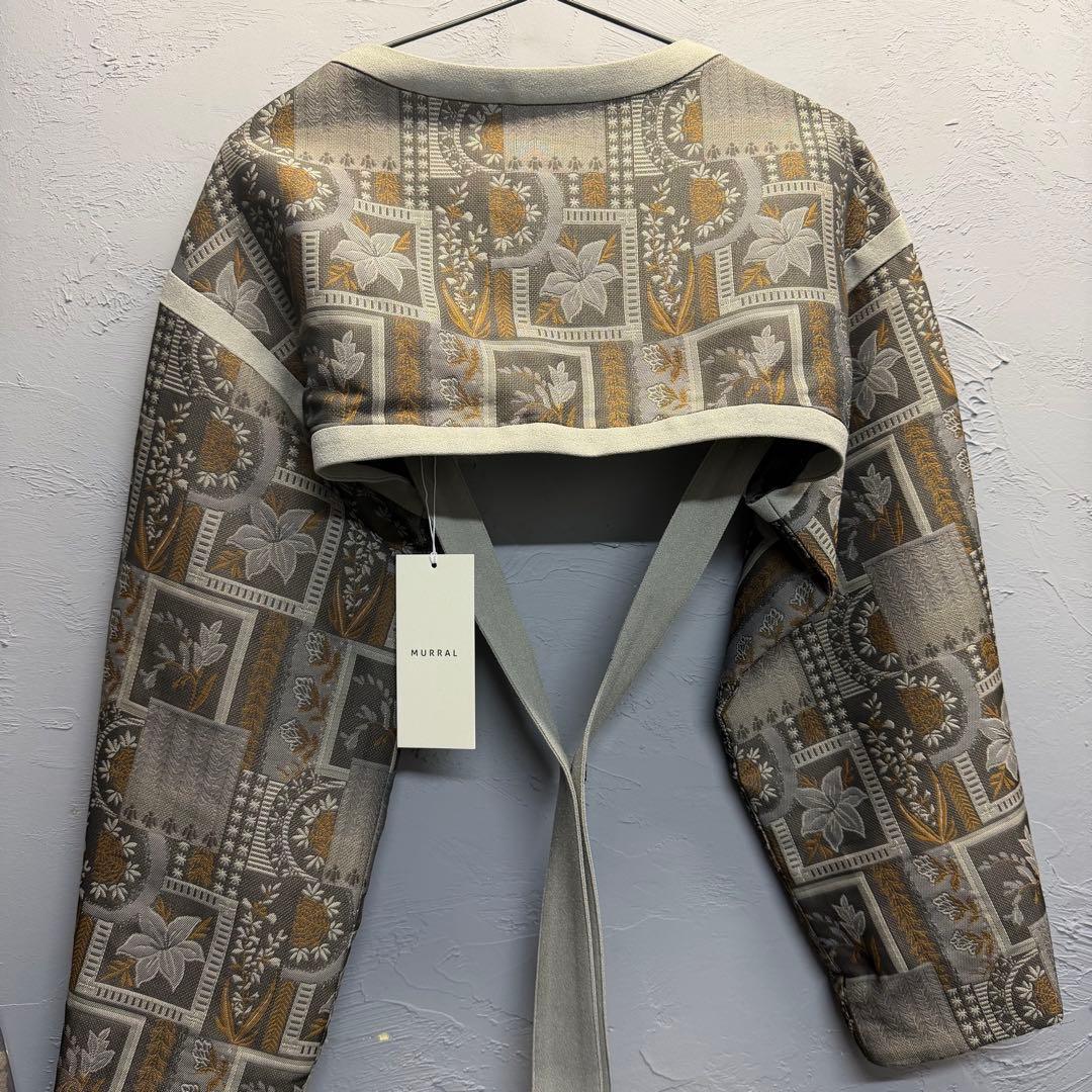 新品未使用】MURRAL LANDSCAPE JACQUARD BOLERO