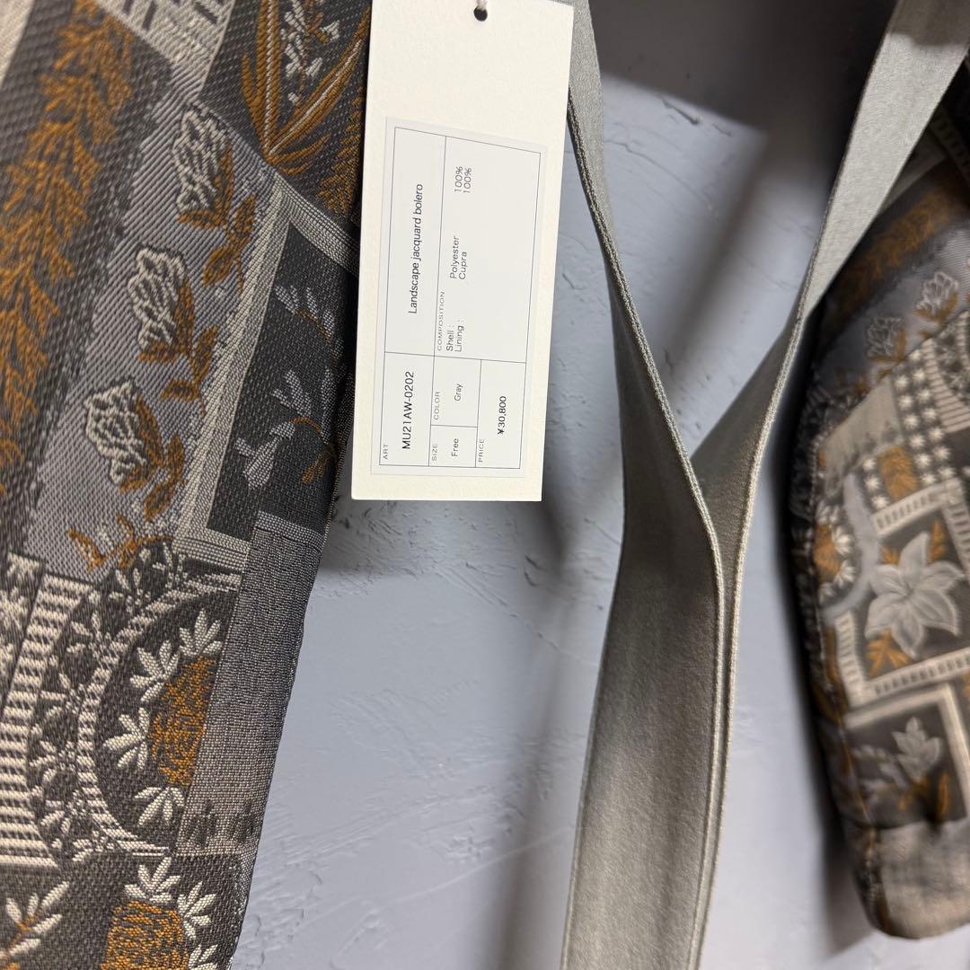 新品未使用】MURRAL LANDSCAPE JACQUARD BOLERO