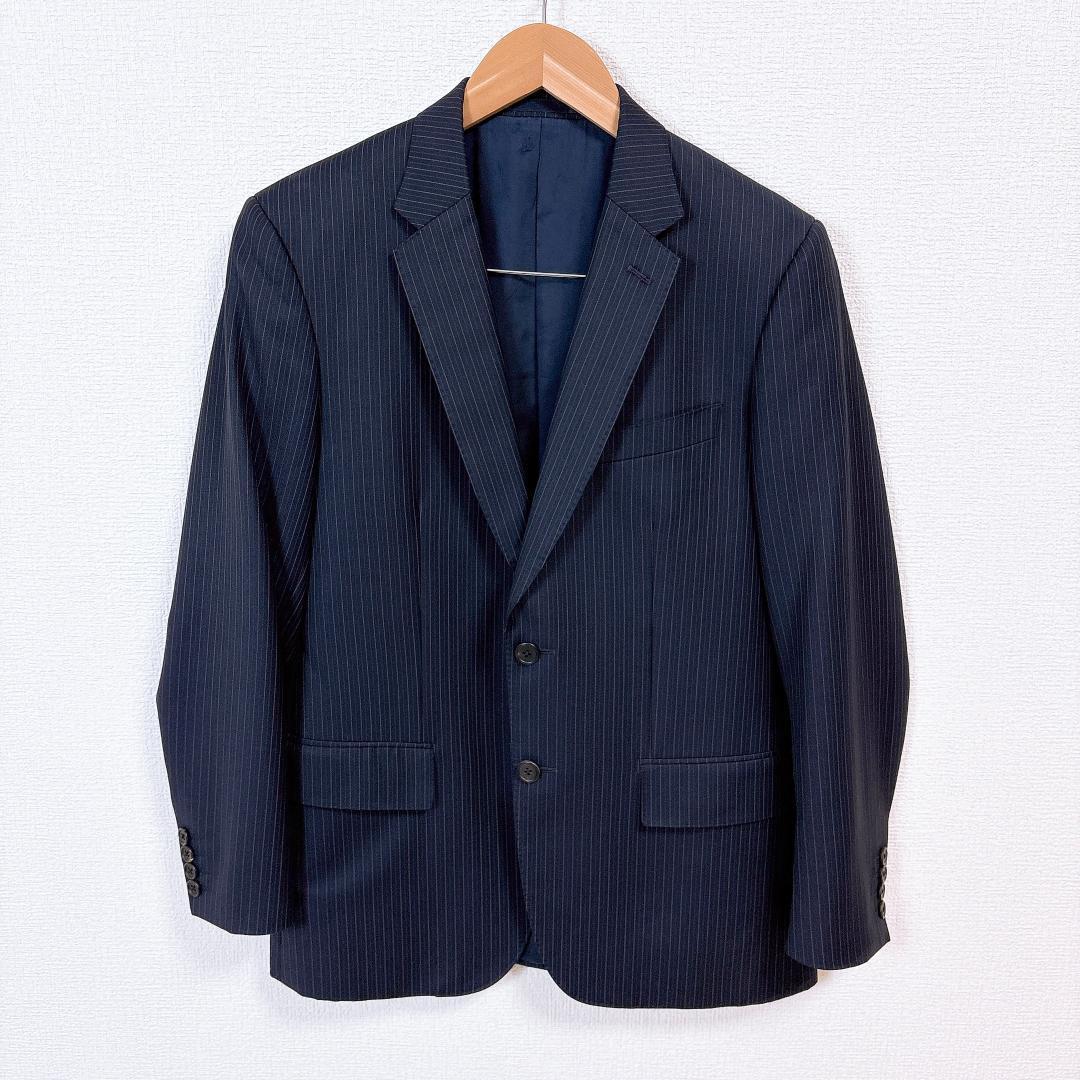 美品 Paul Smith London ゼニア生地 テーラードジャケット M紺