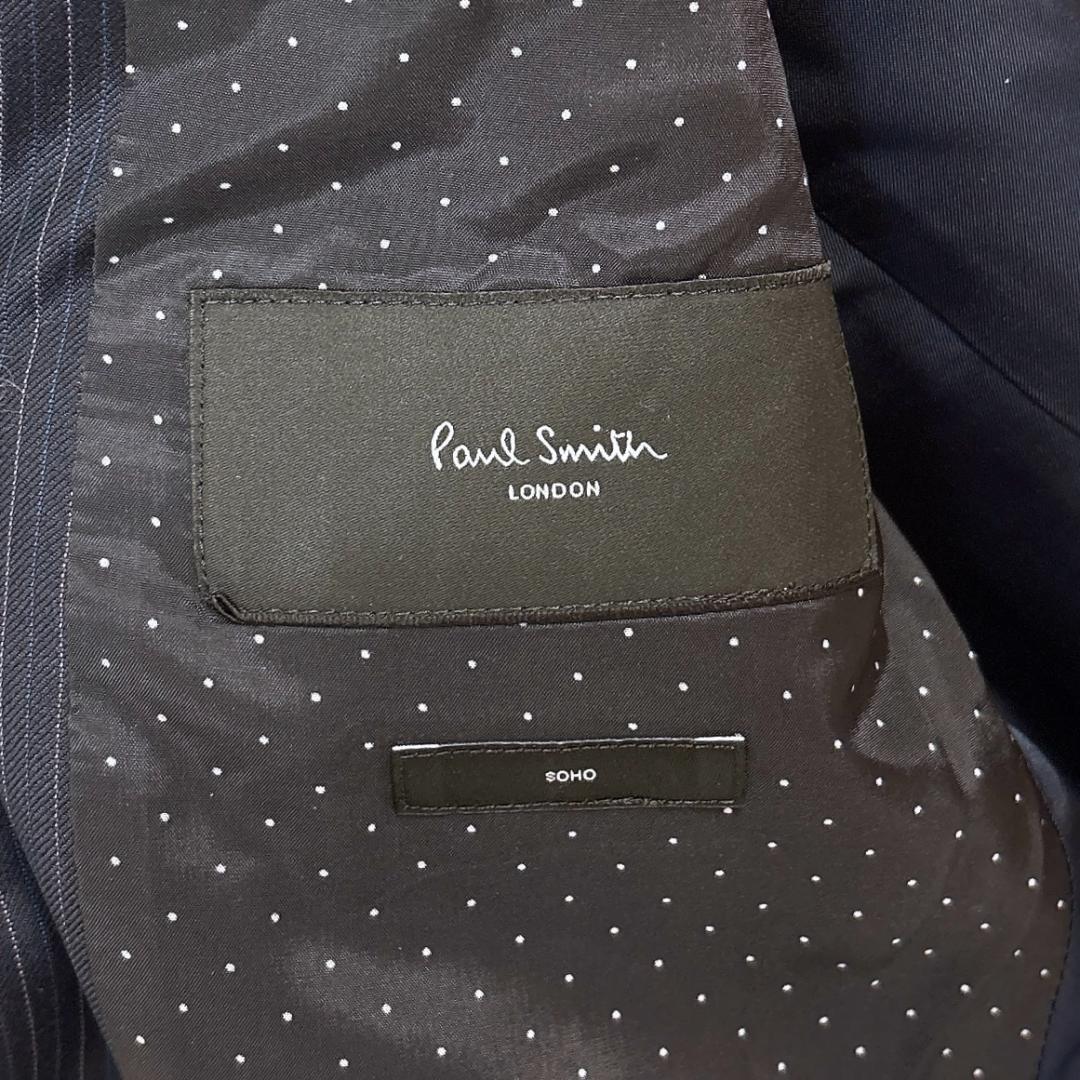 美品 Paul Smith London ゼニア生地 テーラードジャケット M紺