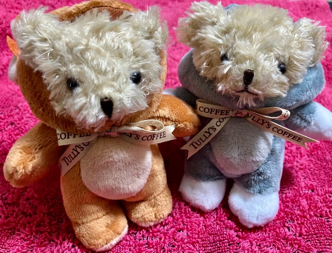 タリーズコーヒー ベアフル トムとジェリー ぬいぐるみ 2個セット
