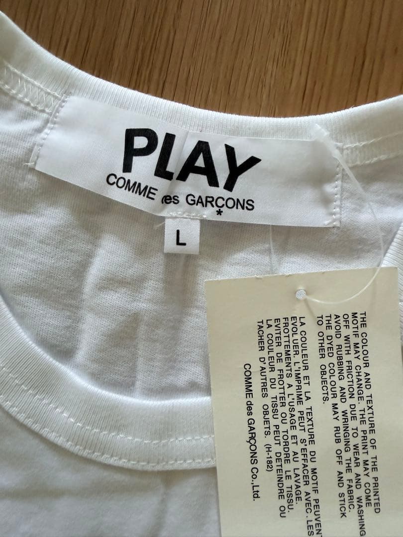 PLAY COMME des GARCONS ハートTシャツ L