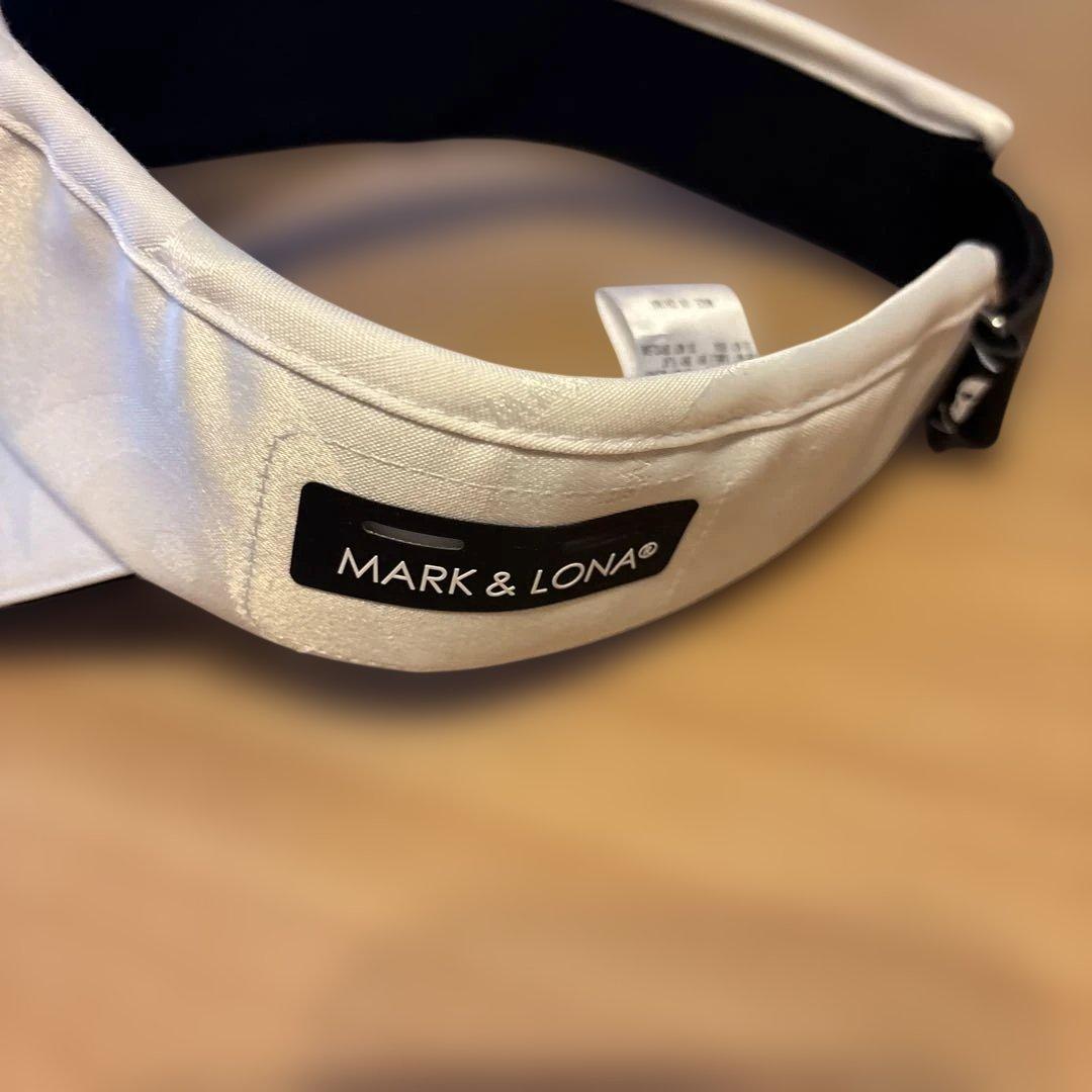 iiiiiiii未使用☆MARK&LONA☆定番カモフラ柄☆白サンバイザー
