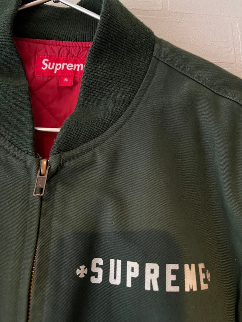 S*8様 Supreme インデペンデント　グリーン ジャンパー S