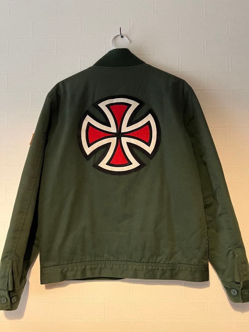 S*8様 Supreme インデペンデント　グリーン ジャンパー S