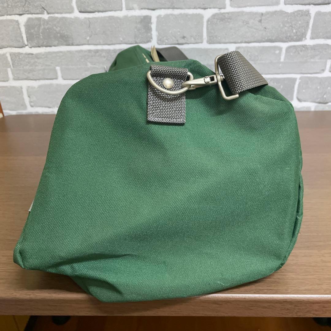 vintage adidas ボストンバッグ 緑 ドラムバッグ　デサント製