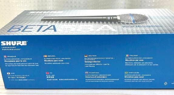 SHURE シュア BETA58A マイク
