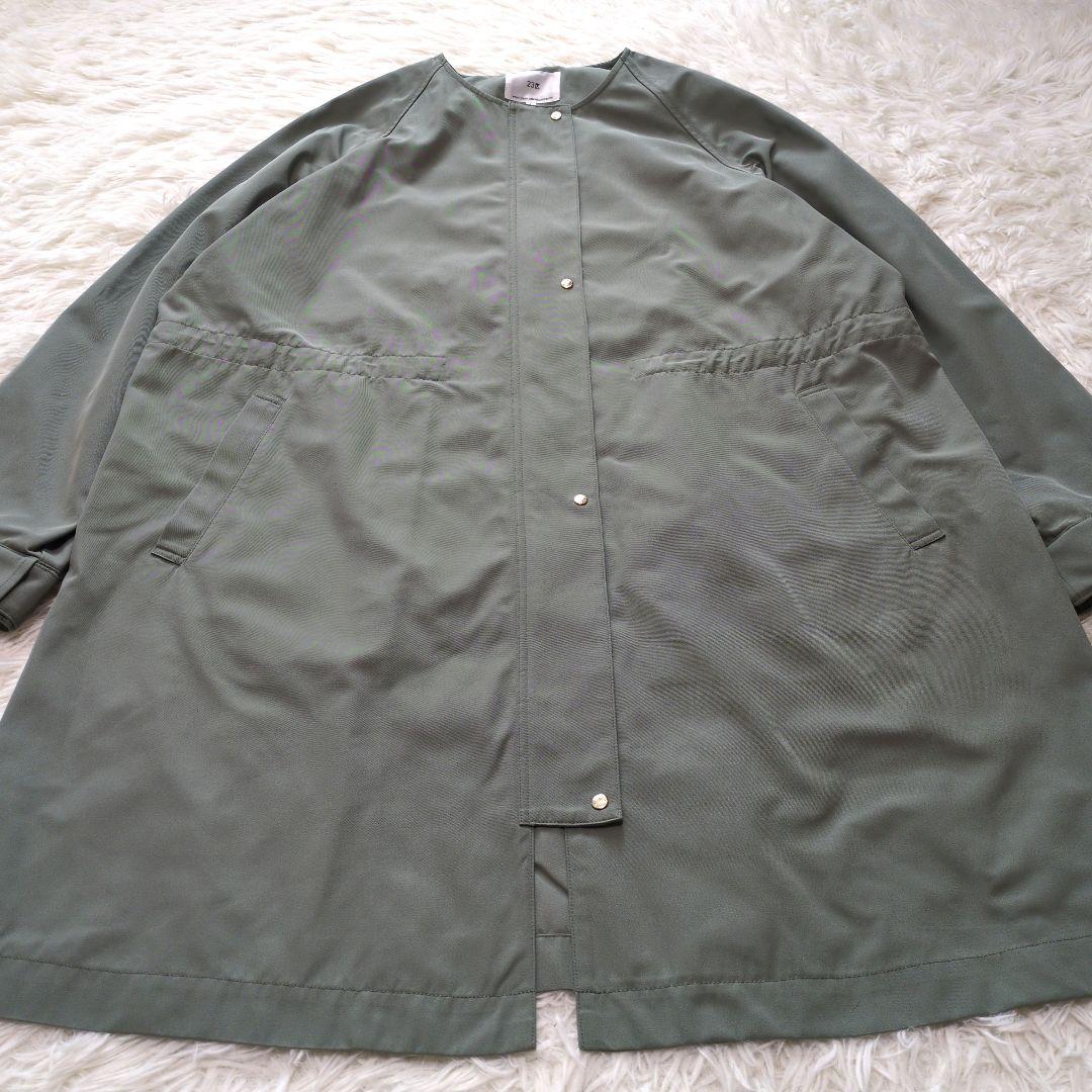 現行　25SS　23区　【撥水加工】ライトツイル　ノーカラーコート　40