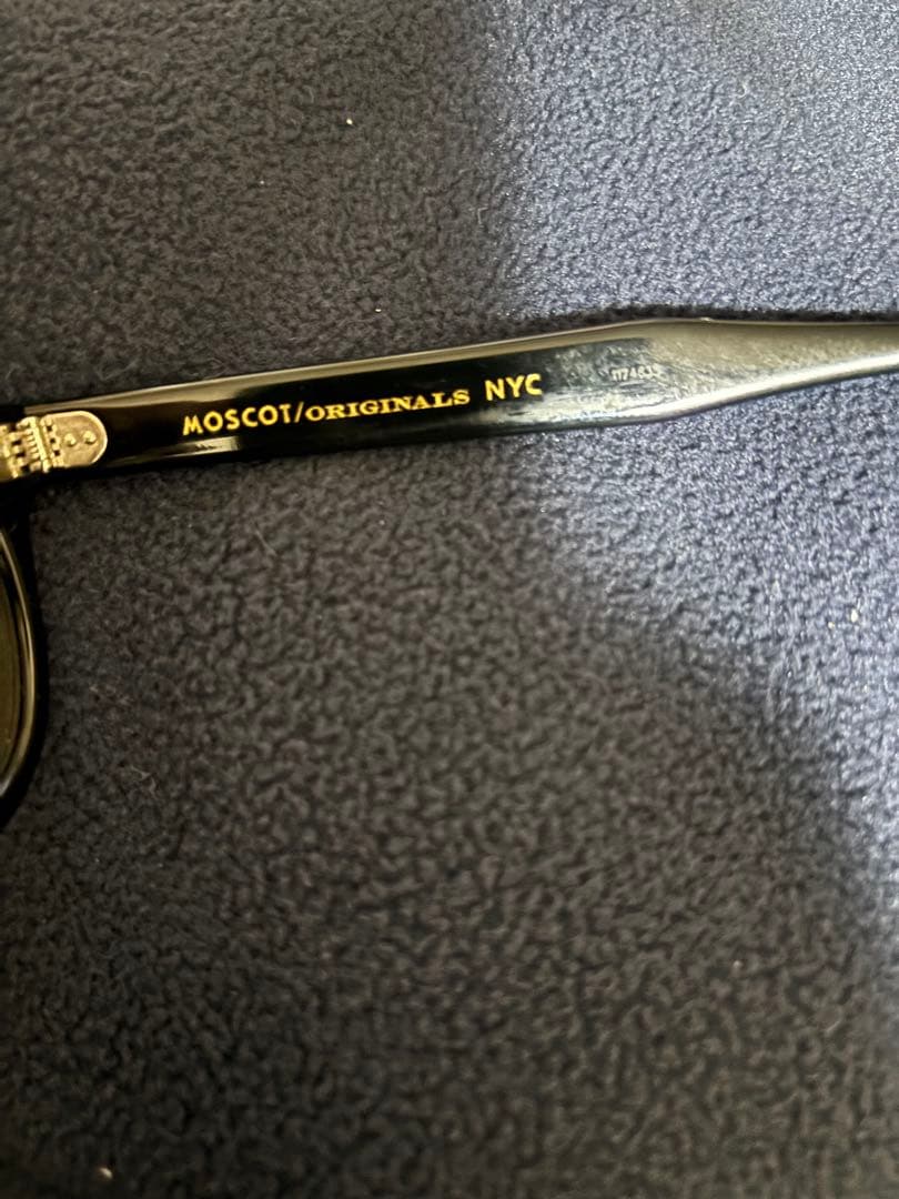 MOSCOT LEMTOSH black 49サイズ 鼻パッド