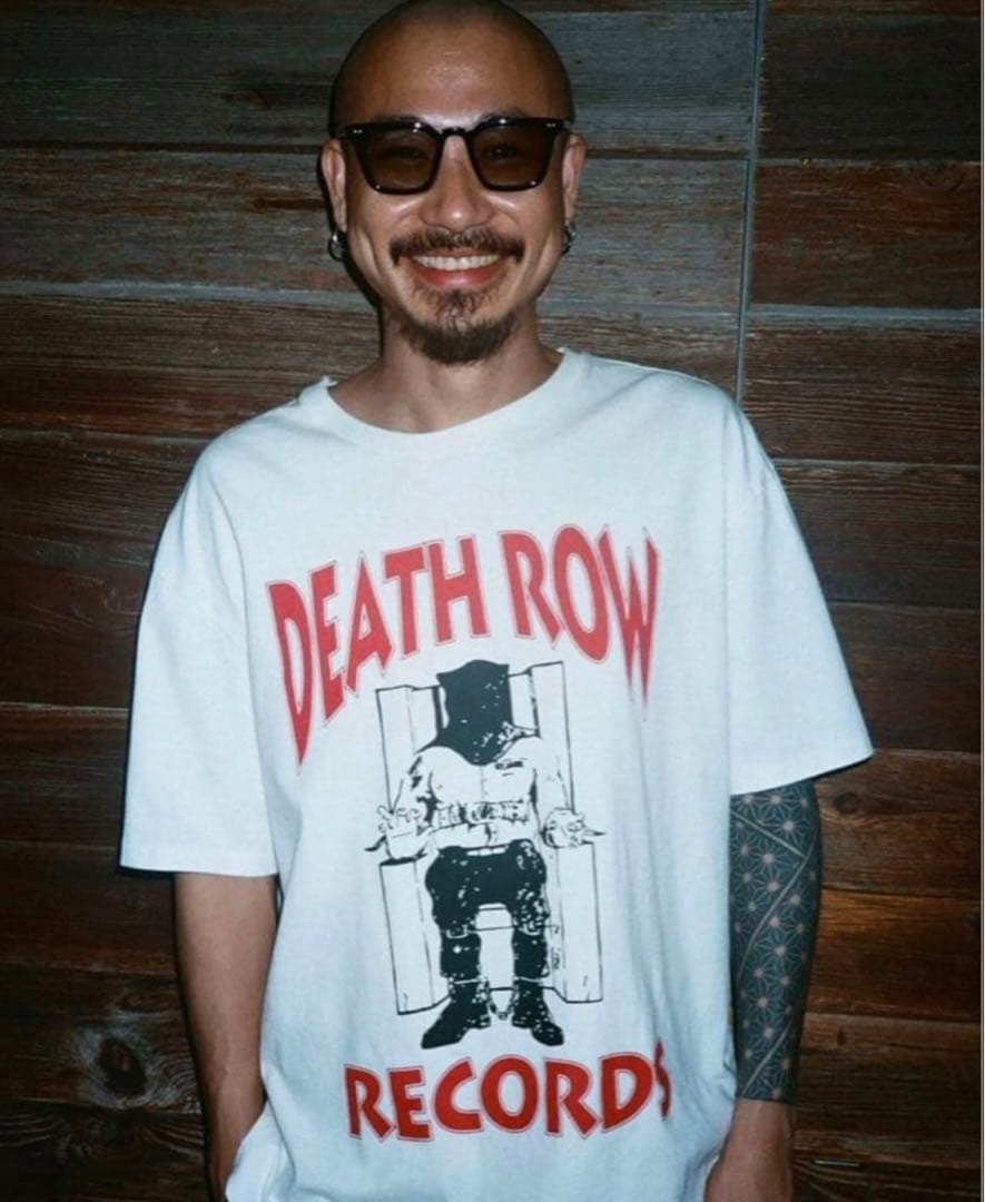 ワコマリアDEATH ROW RECORDS Tシャツ Mサイズ ホワイト