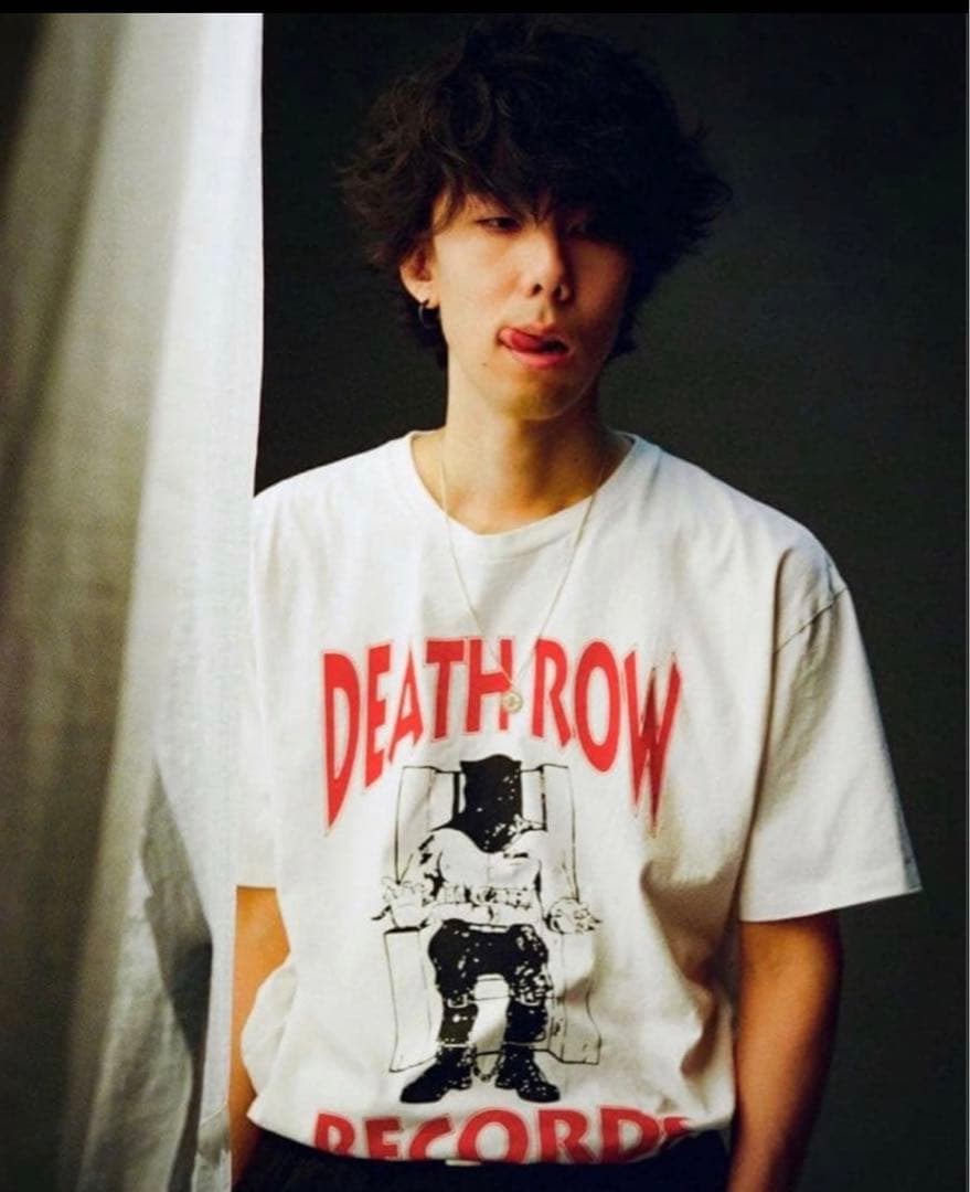 ワコマリアDEATH ROW RECORDS Tシャツ Mサイズ ホワイト