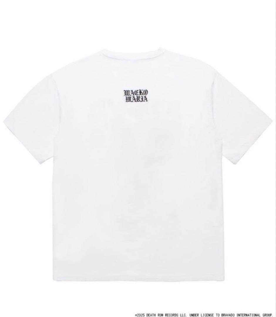 ワコマリアDEATH ROW RECORDS Tシャツ Mサイズ ホワイト