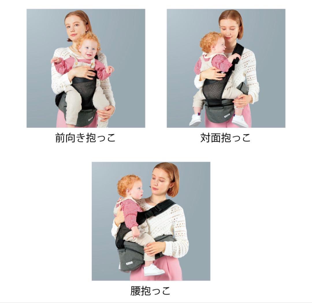 POLBAN ADVANCE ポルバン ヒップシート シングルショルダー グレー
