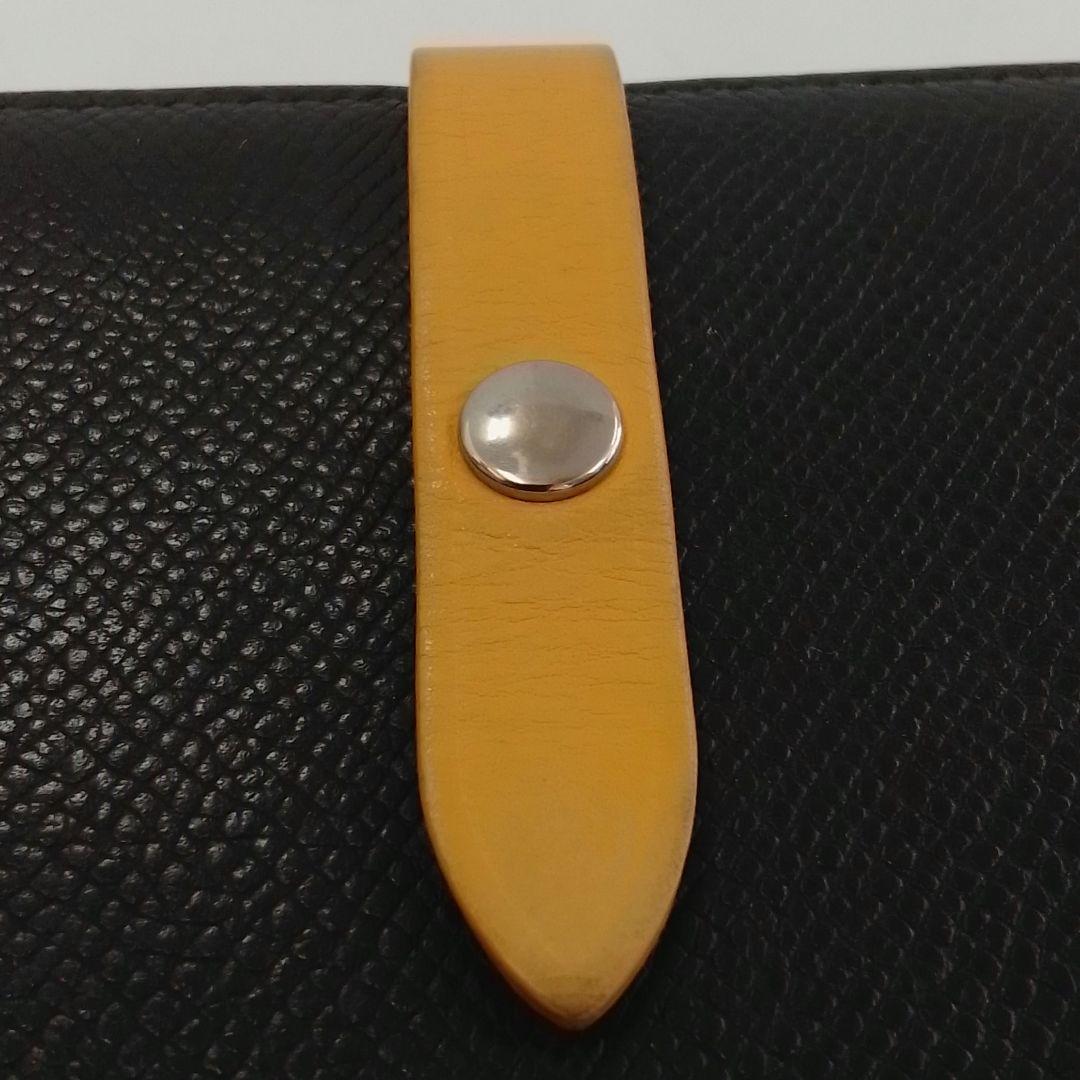 LA63 セリーヌ 極美品 ラージストラップウォレット 二つ折長財布 保存袋付き