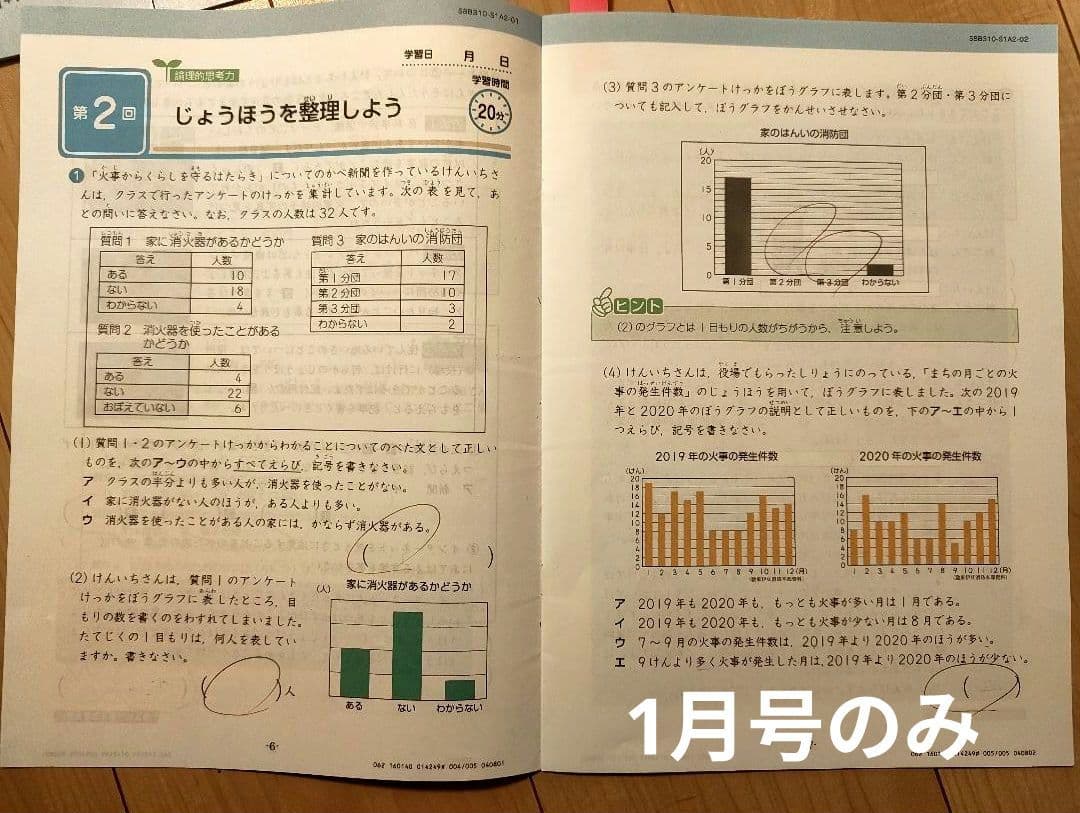 Z会 エブリスタディ 思考・表現力 小3 1年分