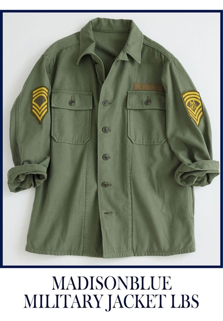 新品未使用タグ付き 【マディソンブルー】 MILITARY JACKET LBS