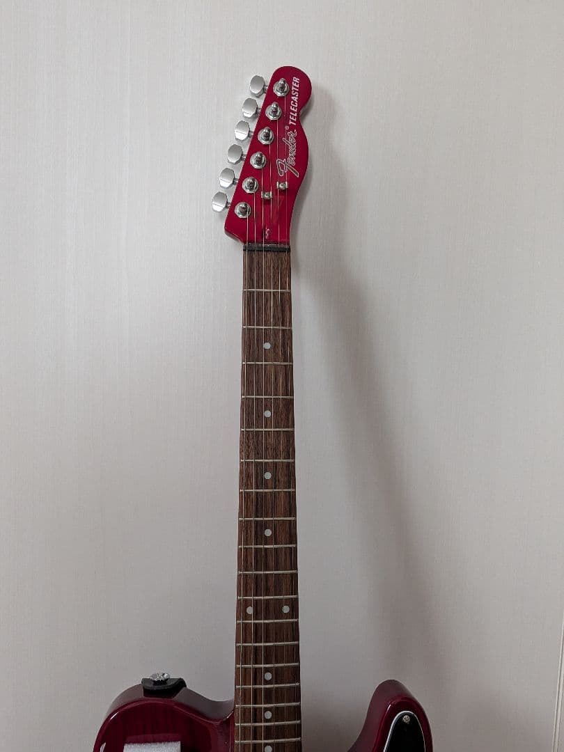 ギター Fender JA-90 Telecaster Thinline Red