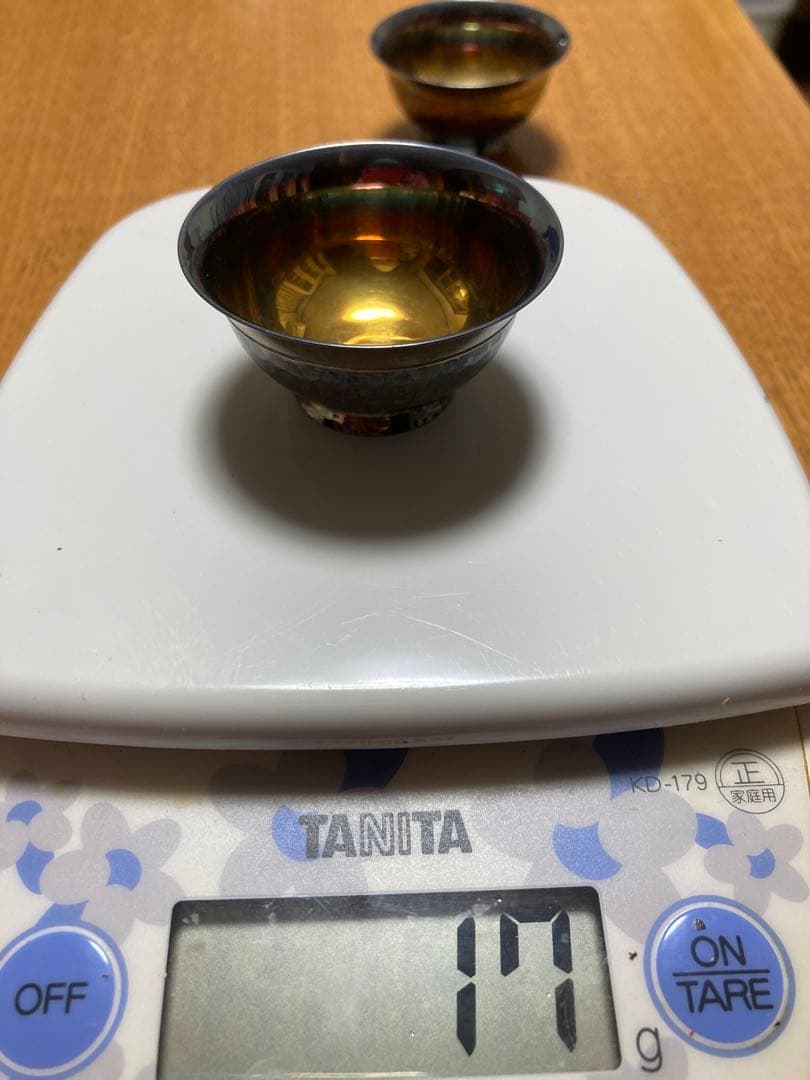 レア　恵比寿復興土地区画整理組合　純銀製の銀杯　1ペア