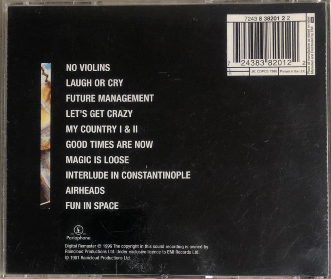 EMI SWINDONプレス！Roger Taylor/FUN IN SPACE