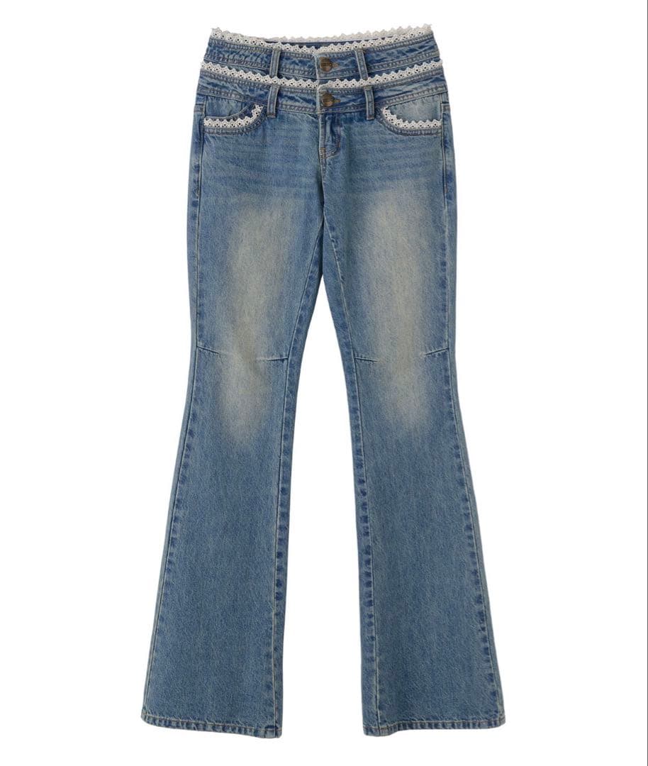 パンツ SCULPTOR Double Waist Boots Cut Denim L