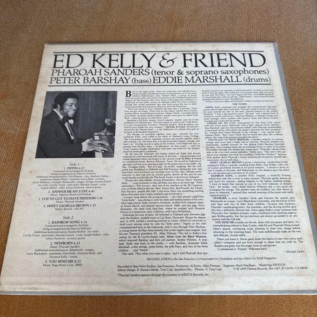 Ed Kelly & Friend pharoa sanders 参加