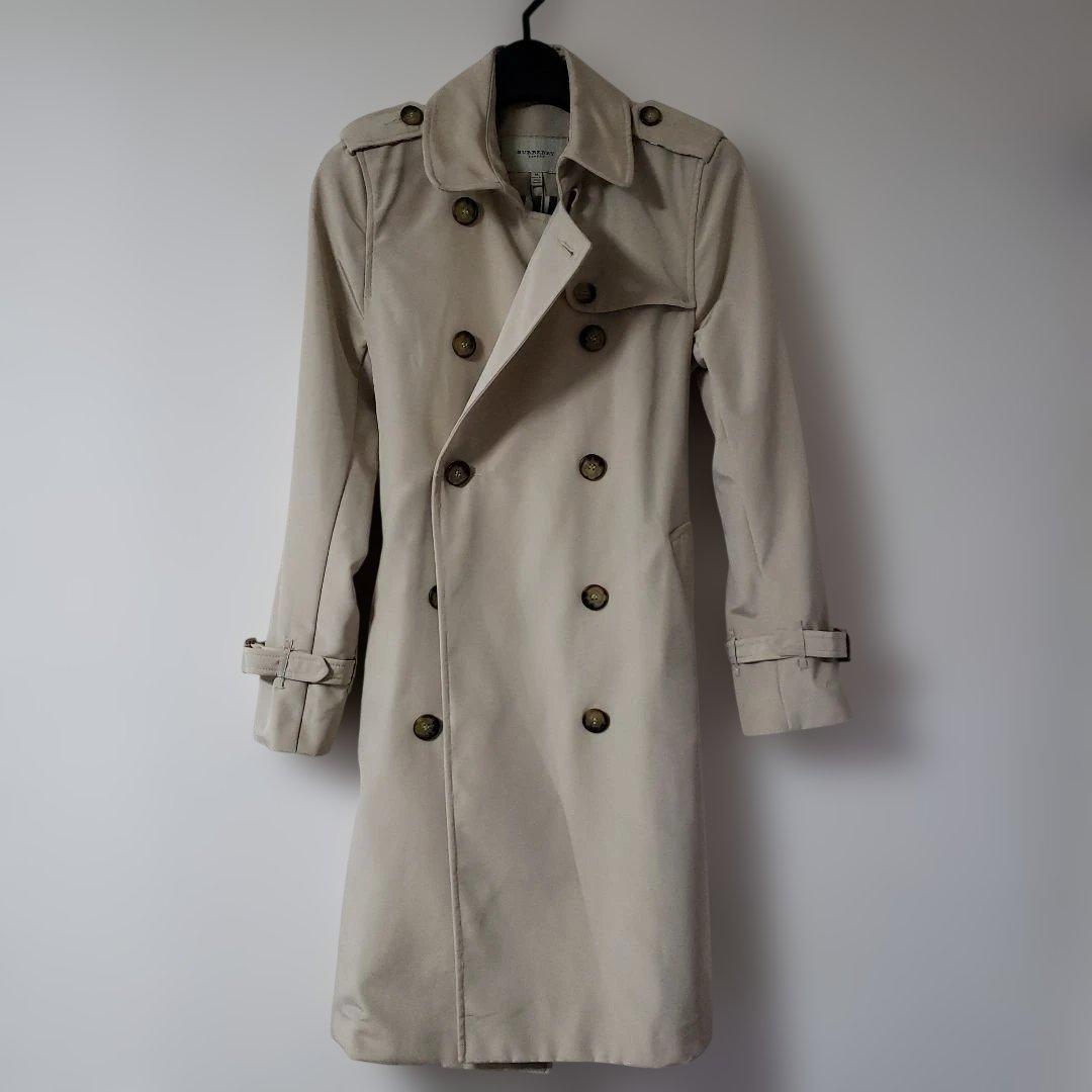 BURBERRYLONDONベージュ スプリング トレンチコートイギリス製値下げ